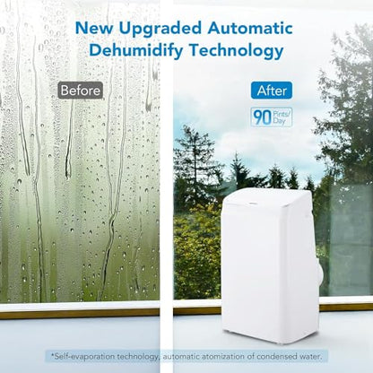 Takywep Ar-Condicionado Portátil 14.000 BTU 3 em 1 Branco