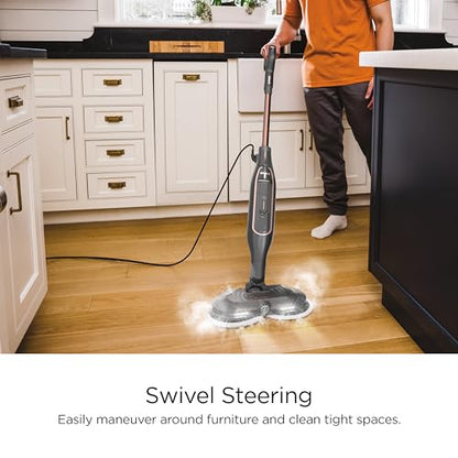 Shark Mop a Vapor S7201 Steam & Scrub com Steam Blaster LED Preto 1120W 350ml