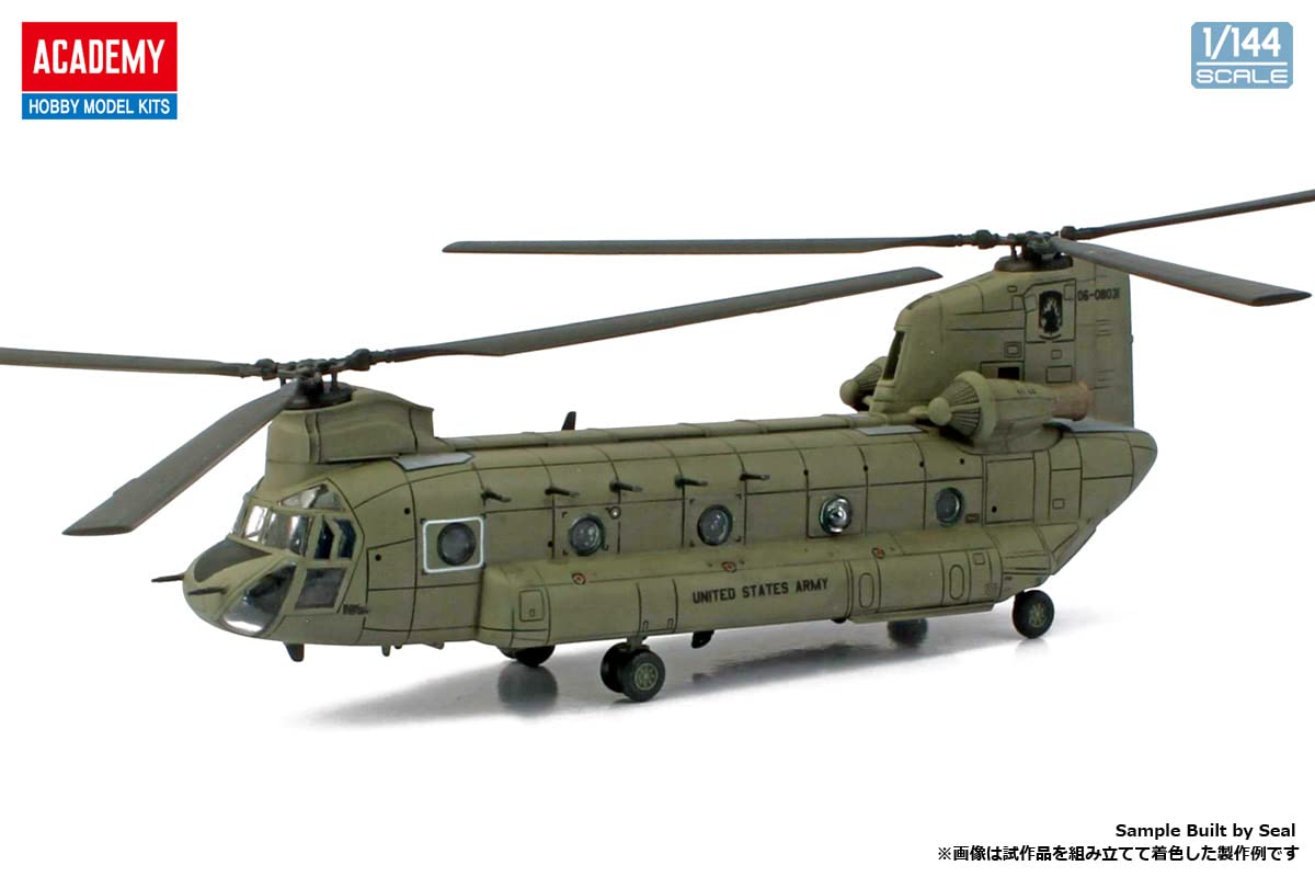 Academy 1/144 CH-47D/F/J/HC.Mk.1 Helicóptero - Kit de Modelo