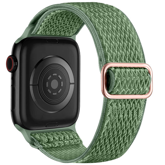 Lerobo Pulseira Trançada Compatível com Apple Watch (Verde Pinho)