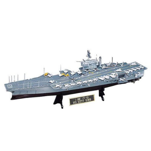 Academy Kit de Modelagem 1/800 U.S.S. Kitty Hawk com 58 Aeronaves (Marinho)