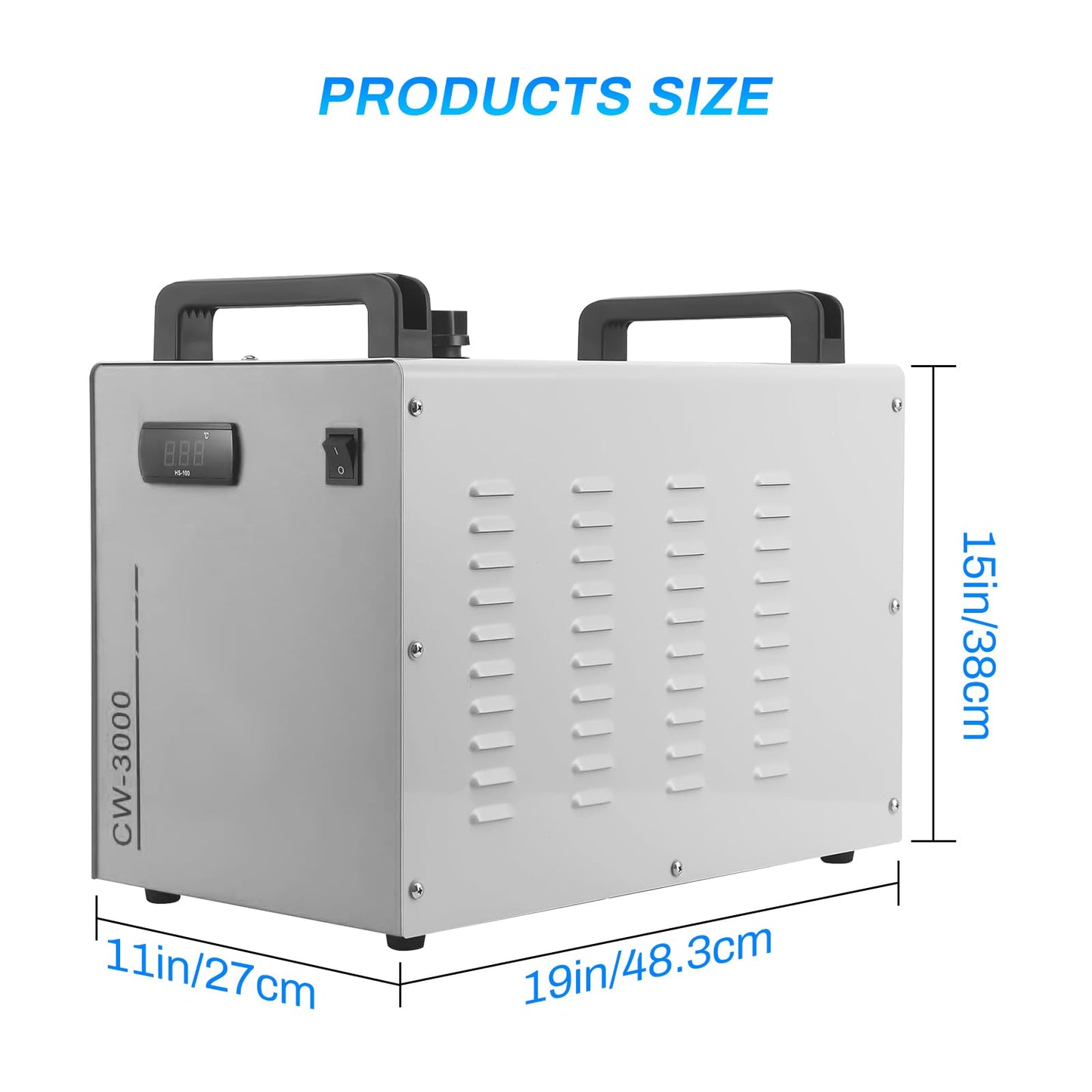 Takywep Chiller Industrial CW-3000 6L para Máquinas de Corte a Laser