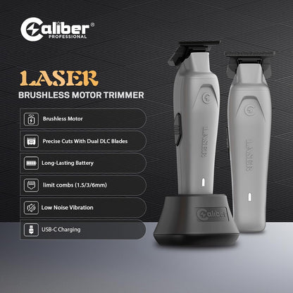 Máquina de Corte Caliber Laser Profissional Sem Fio, Cinza