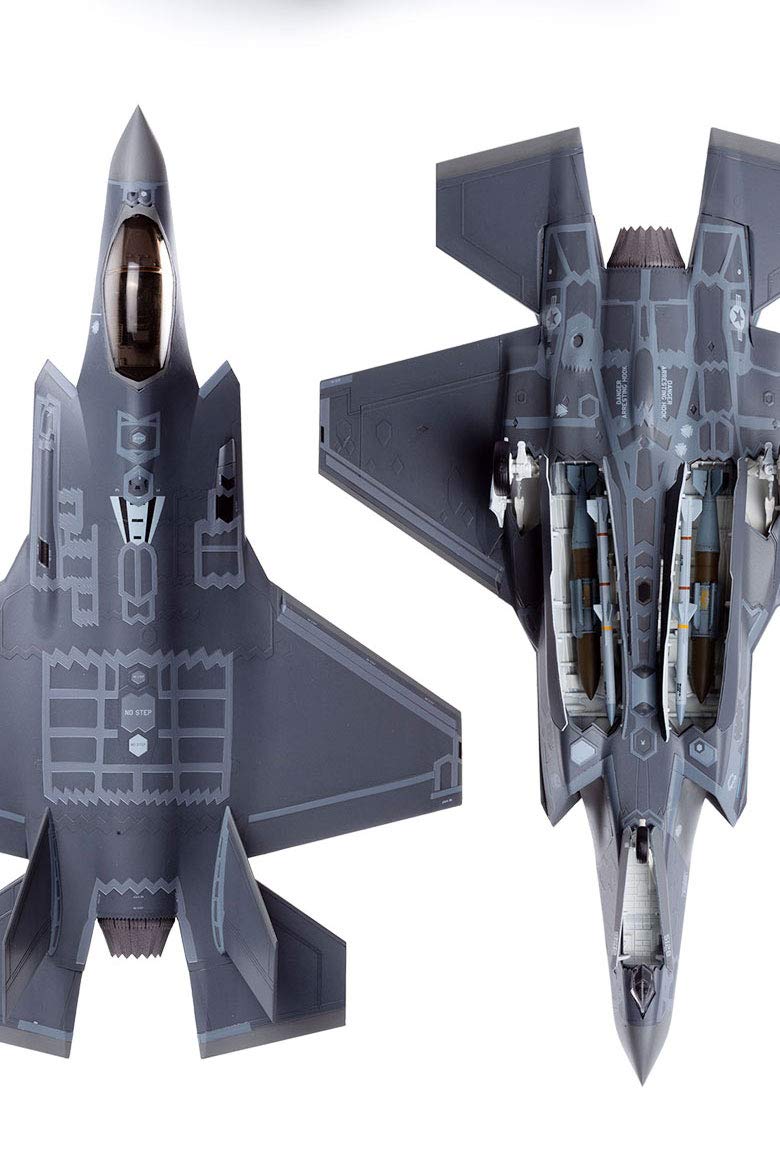 Academy F-35A Seven Nation AF 1/72 Modelo Detalhado com Instruções