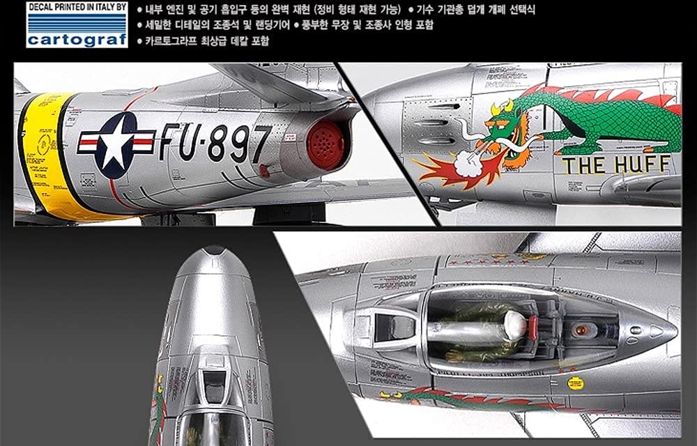 Academy 1:48 - F-86F The Huff (ACA12234) - Modelo de Montagem