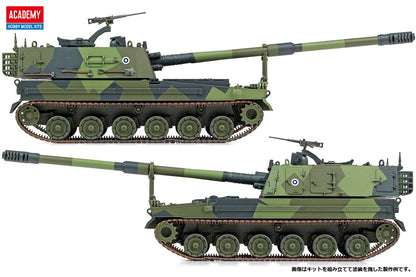 Academy Finnish K9 FIN Moukari MBT 1:35 Modelo Detalhado com Decalques