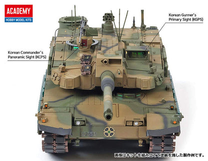 Academy 1/35 ROK Army K2 Black Panther Tanque Modelo Kit