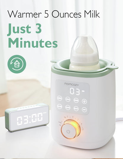 Momcozy Nutri Aquecedor de Mamadeiras 9 em 1 com Luz Noturna