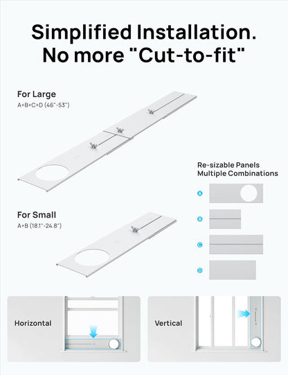 Dreo Ar Condicionado portátil inteligente 12.000 BTU  Branco