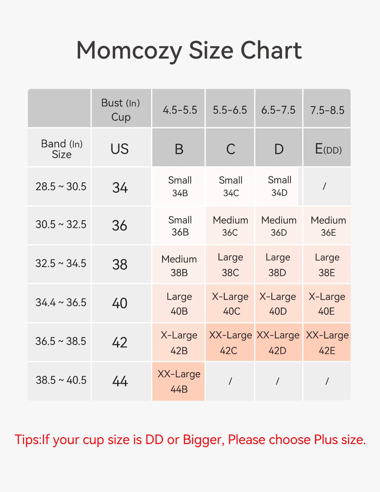 Momcozy Sutiã de Amamentação e Extração, 3 em 1, CozyFitClasp, XXG