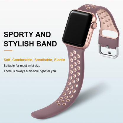 Lerobo 3 Pulseiras Silicone Resp. p/ Apple Watch 38-49mm