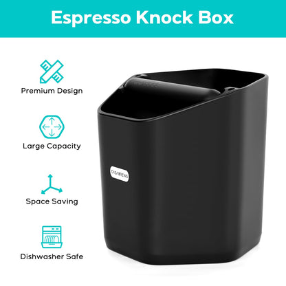 CASABREWS Caixa Knock Box Antiderrapante para Expresso (5 Polegadas)