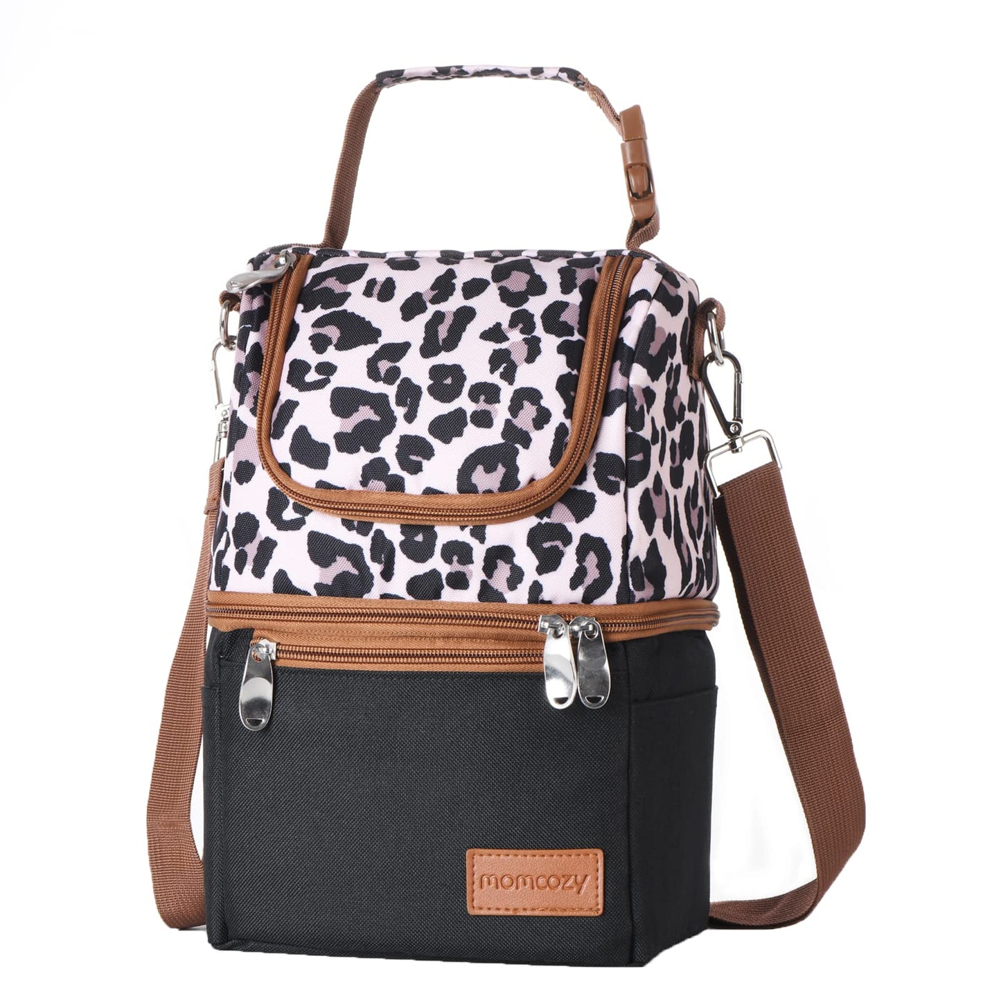 Momcozy Bolsa Térmica para Mamadeiras Estampa Leopard Multiuso