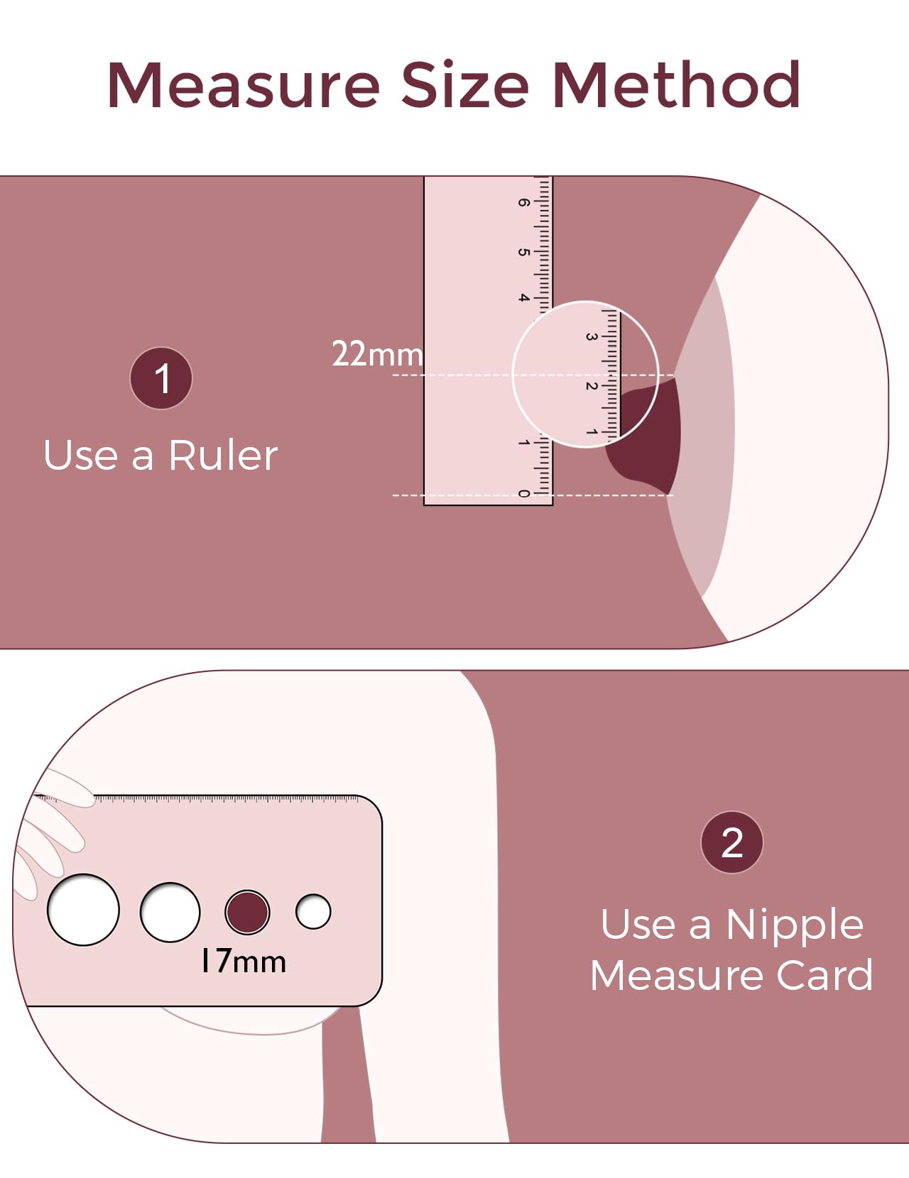 Momcozy Flange de Reposição M6 15mm para Bomba Tira-Leite