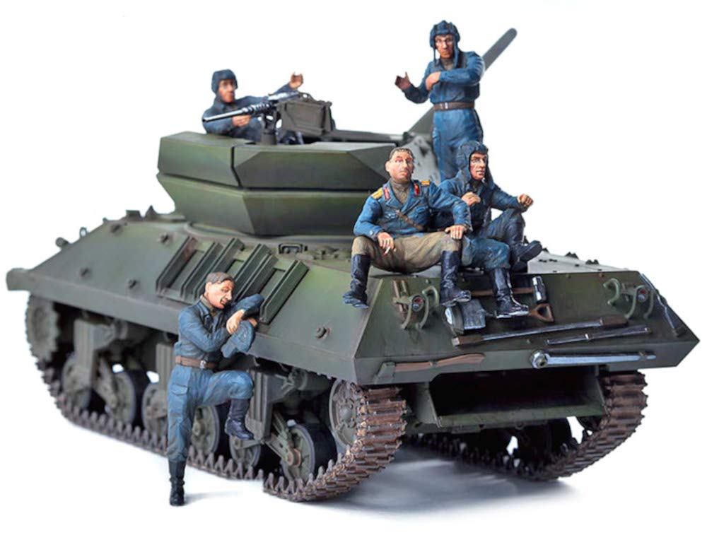 Academy 1/35 Soviet M-10 Tank Destroyer - Modelo de Montagem, Sem Pintura