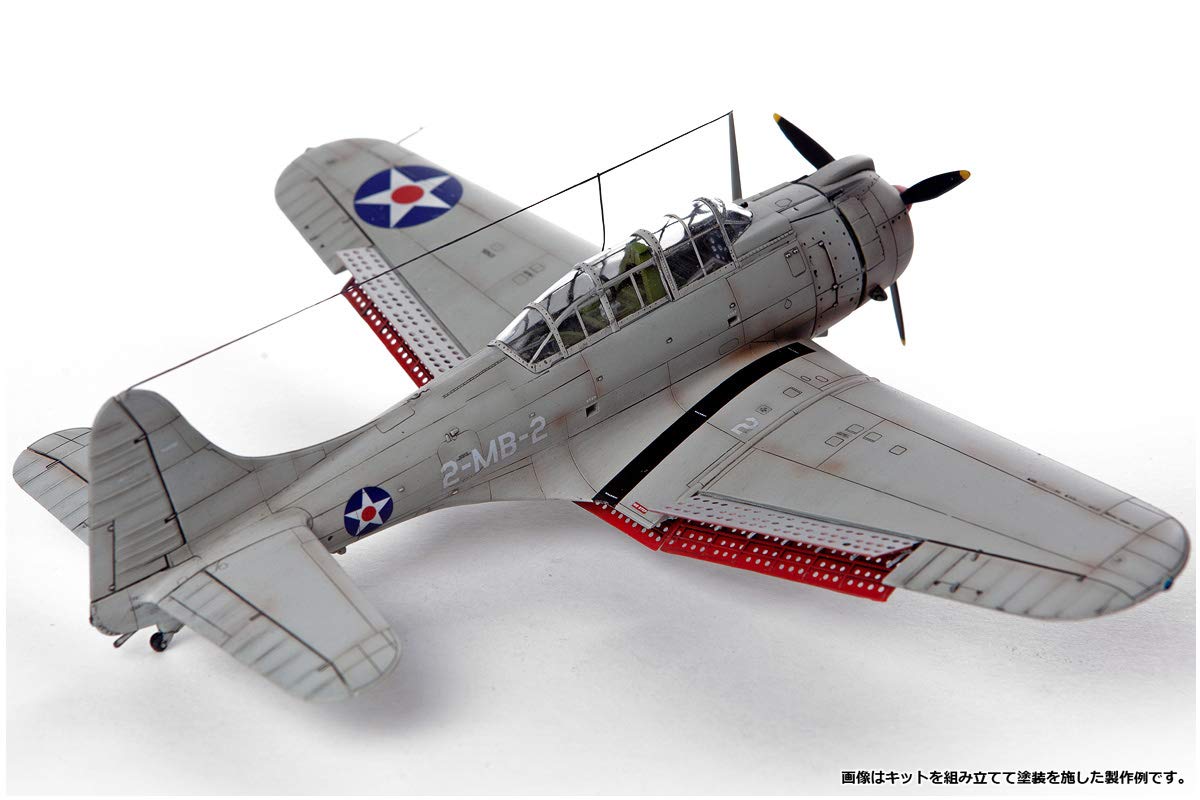 Academy USMC SBD-1 Dauntless 'Pearl Harbor' 1/48 - Modelo de Avião Detalhado