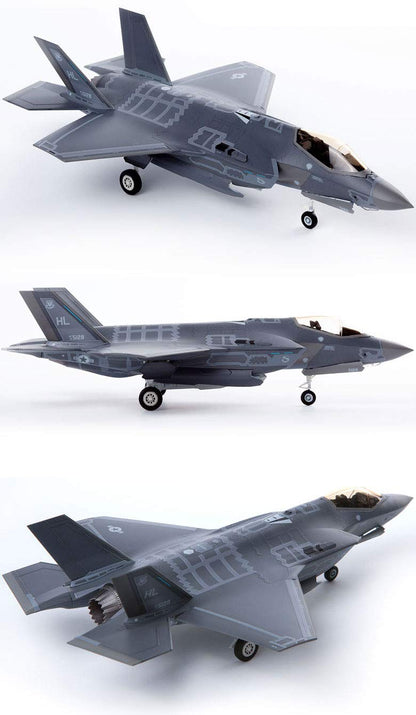 Academy F-35A Seven Nation AF 1/72 Modelo Detalhado com Instruções