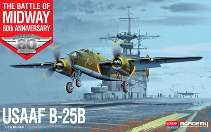 Academy 1/48 US Army Air Corps B-25B Operation Doolittle - Modelo Detalhado