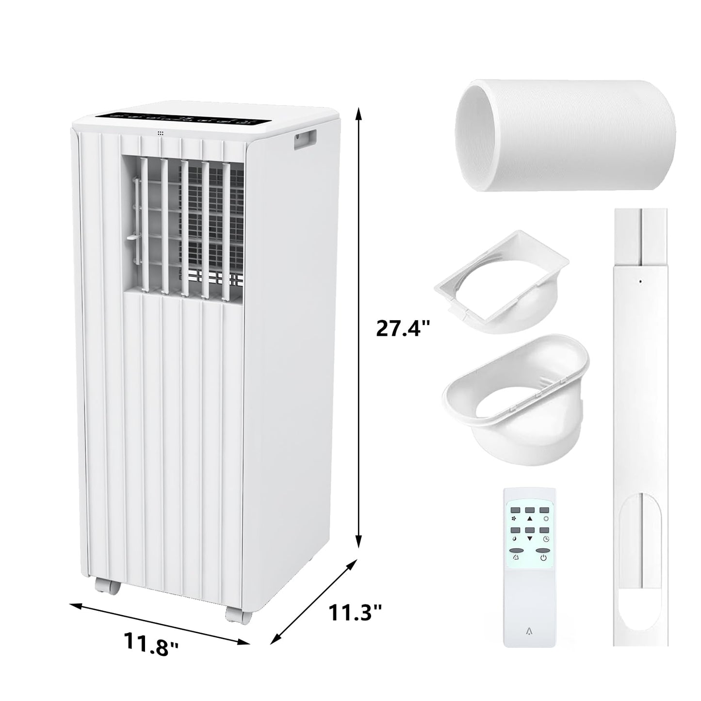 Takywep Ar Condicionado Portátil 8000 BTU Branco 32 m² 4 em 1