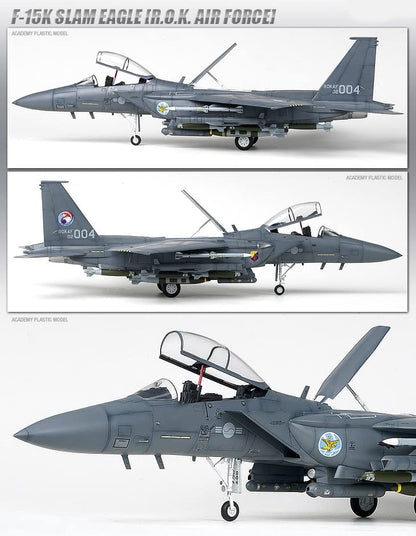 Academy F-15K Slam Eagle 1:48 - Kit de Montagem Plástico com Detalhes Precisos