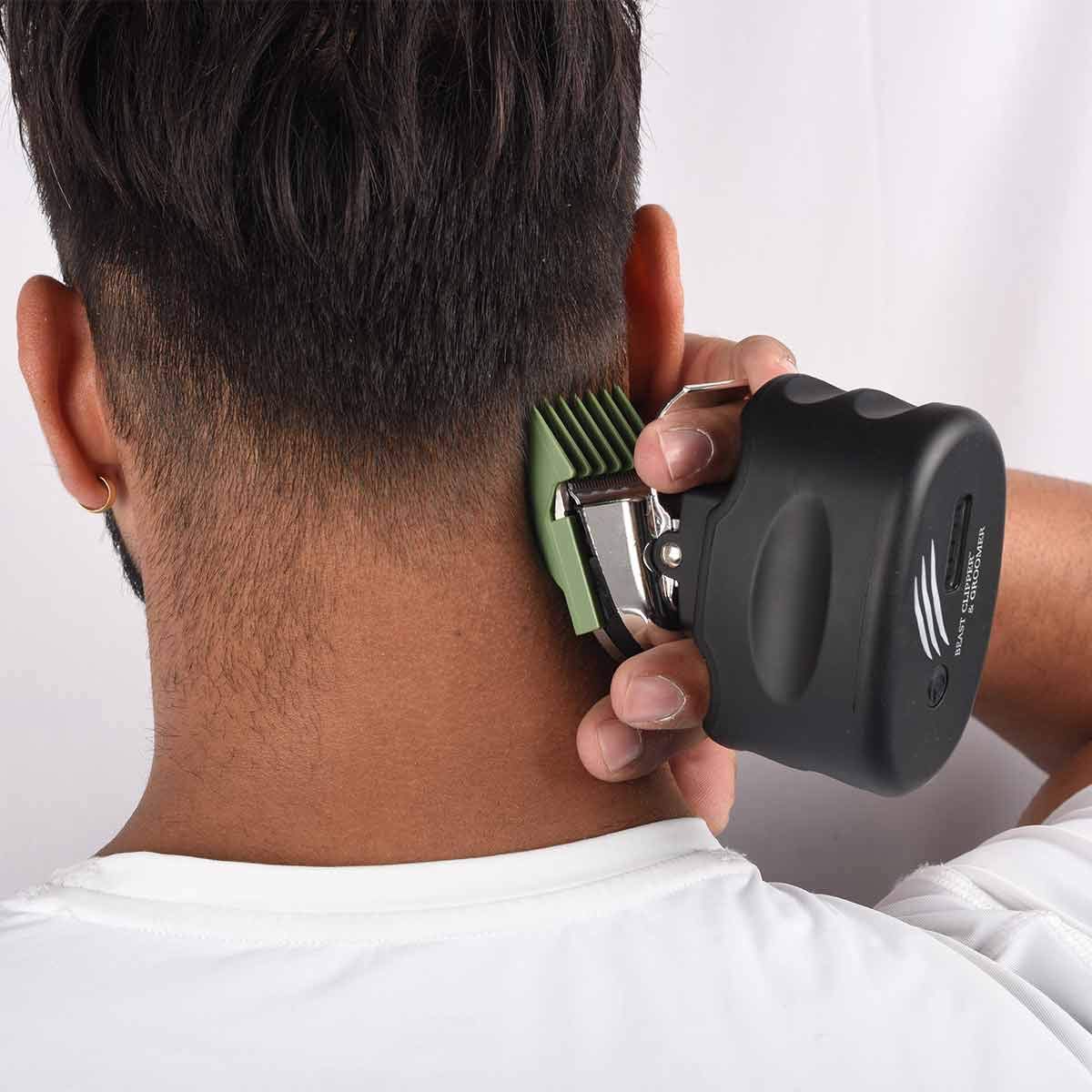 Máquina Skull Shaver Beast Clipper Pro para Corte em Casa, Preto