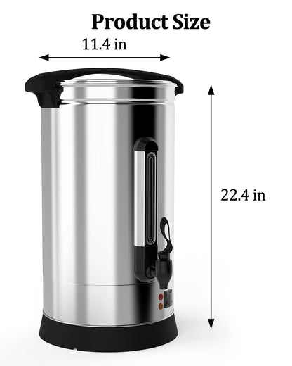 Takywep Cafeteira Comercial 16L para 110 Xícaras Inox