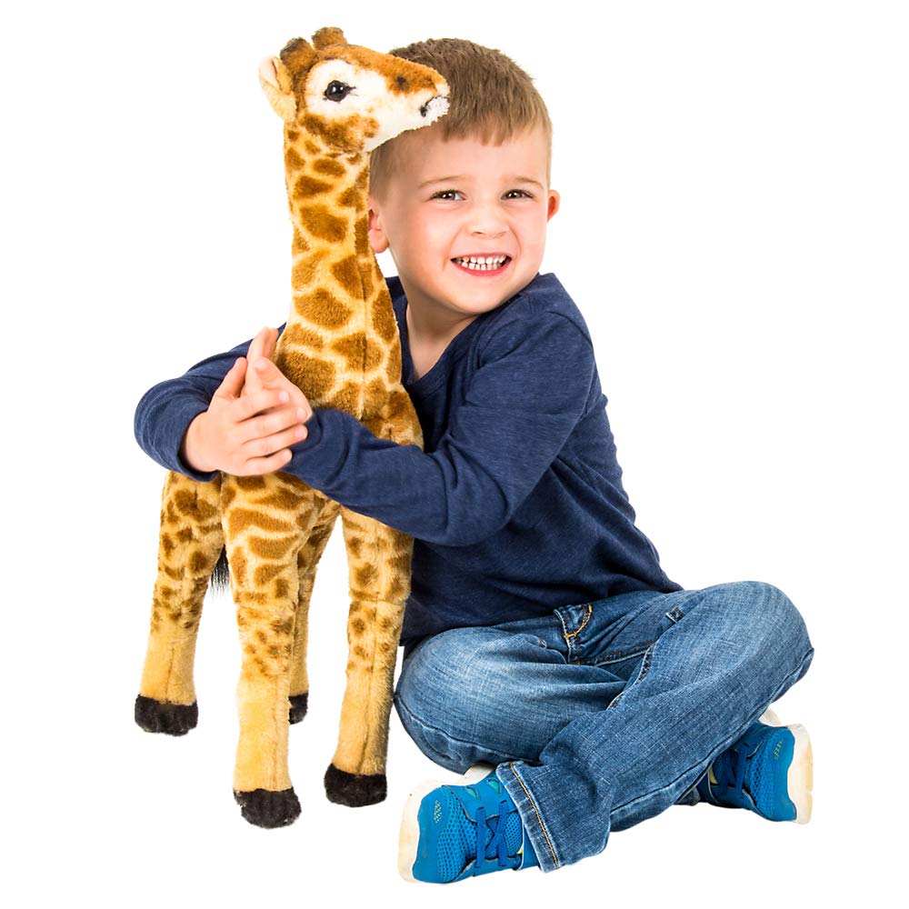 Rhode Island Novelty Girafa Plush de 25" - Pelúcia com Estrutura Firme