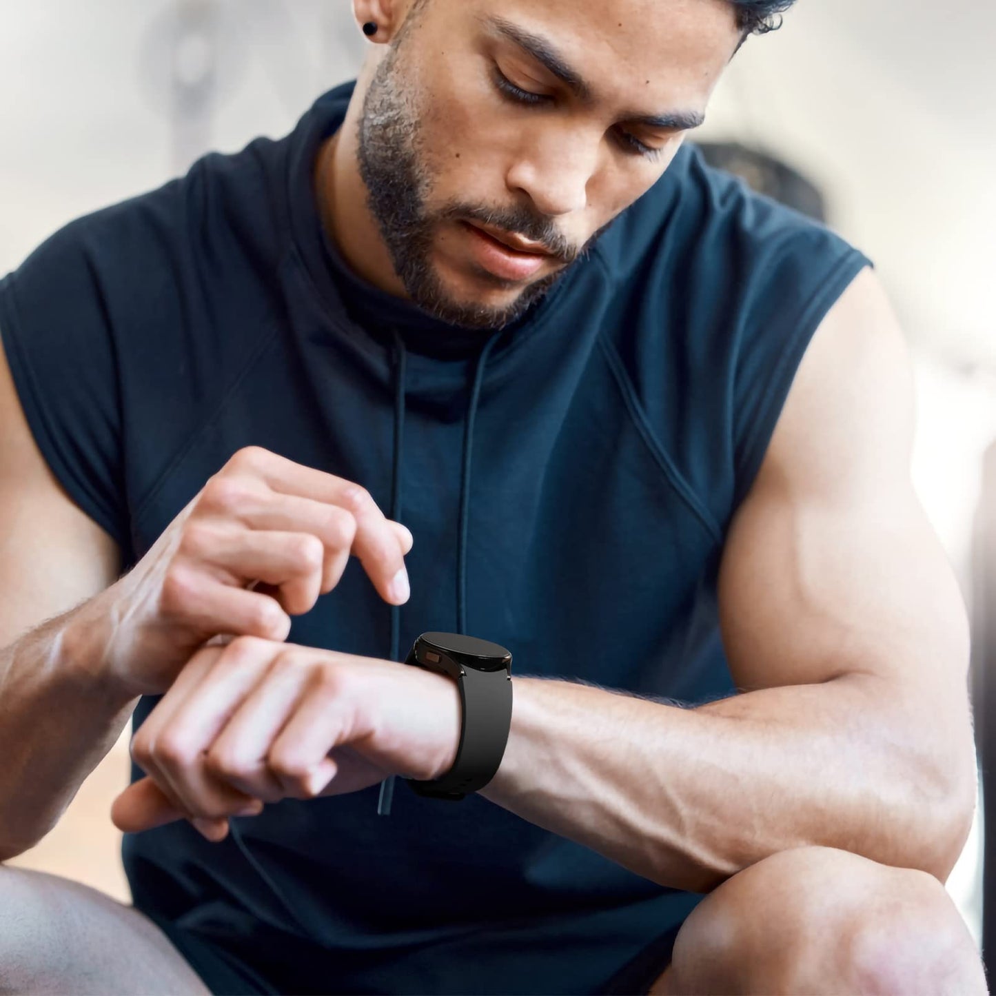 Lerobo 5 Pulseiras de Silicone Compatíveis com Galaxy Watch