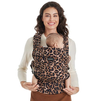 Momcozy Canguru para Bebês de Recém-Nascidos a Crianças, Estampa Leopardo