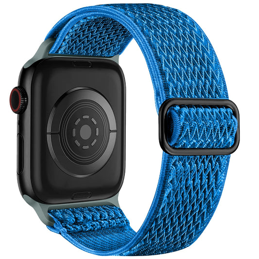 Lerobo Pulseira Nylon Solo Loop para Apple Watch (Azul Klein)