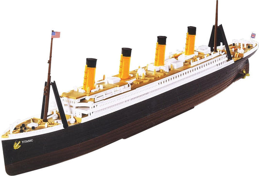 Academy 1/1000 R.M.S. Titanic Modelo de Montagem - Branco, Vermelho e Preto