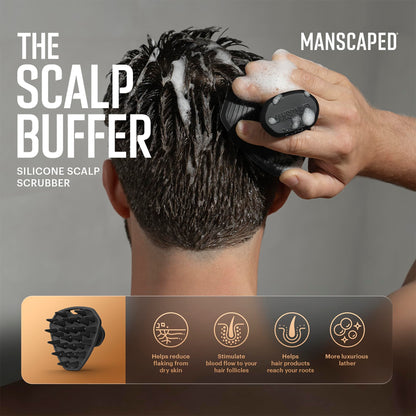 MANSCAPED The Scalp Buffer Escova de Silicone para Couro Cabeludo