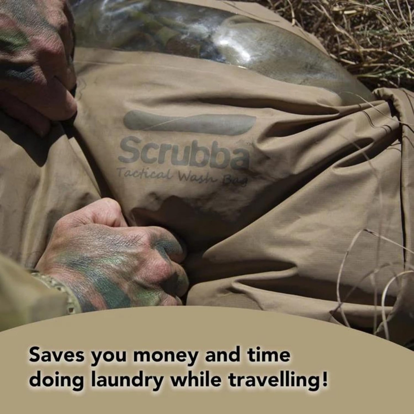 Scrubba Tactical Wash Bag - Lavadora Manual Portátil para Viagens