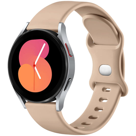 Lerobo Pulseira Silicone Samsung Galaxy Watch 20mm  (Starlight)