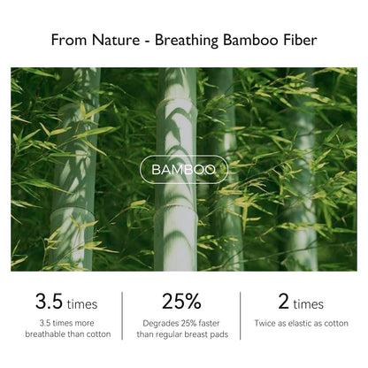 Momcozy Almofadas Absorventes Fibra de Bambu 100% Natural (80 Unid)