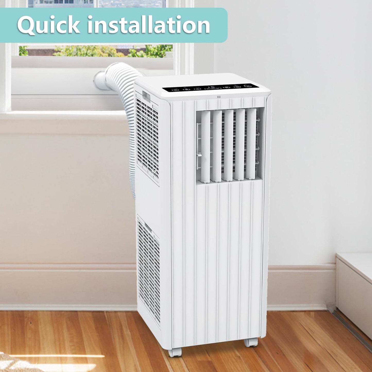 Takywep Ar Condicionado Portátil 8000 BTU Branco 32 m² 4 em 1