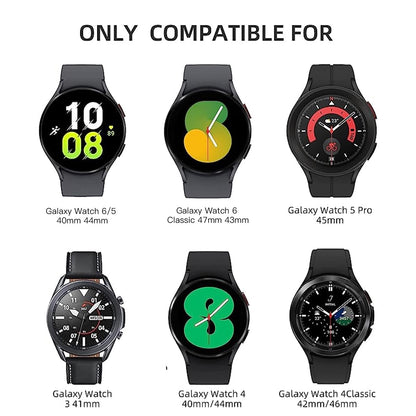 Lerobo Pulseira Silicone Sem Lacunas p/ Samsung Galaxy Watch  bege