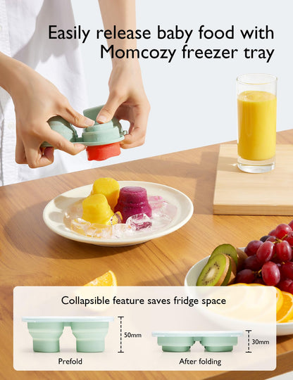 Momcozy Processador de Alimentos para Bebê 9 em 1 (300W, Verde)