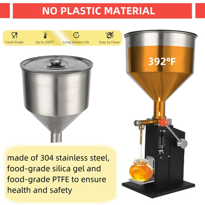 Takywep Máquina de Enchimento Manual 5-50ml com Tanque de 10L