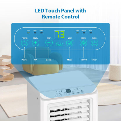 Takywep Ar-Condicionado Portátil 8.000 BTU 3 em 1 Branco