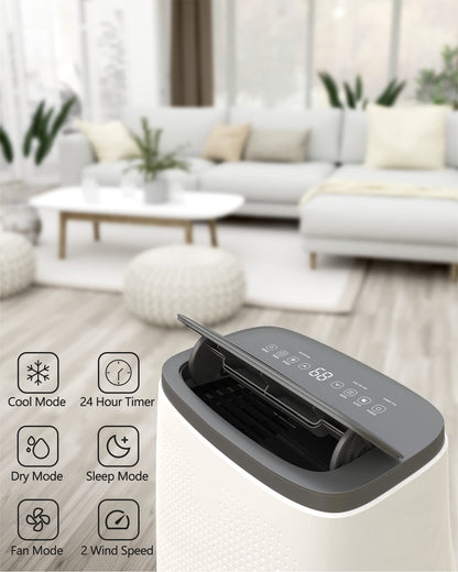 Takywep Ar-Condicionado Portátil 14.000 BTU 4 em 1 com Controle Remoto