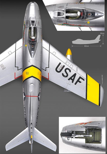 Academy 1:48 - F-86F The Huff (ACA12234) - Modelo de Montagem