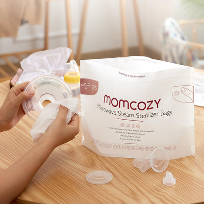 Momcozy Sacos Esterilizadores para Micro-ondas Reutilizáveis 20 un