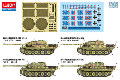 Academy German Heavy Tank Destroyer Jagdpanther G1 1/35 Modelo Plástico