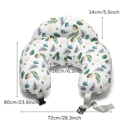 Momcozy Almofada de Amamentação Plus Size Ajustável Spring Leaves