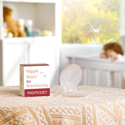 Momcozy Protetores de Mamilos Silicone 20mm, Superfície Ultrafina, Livre de BPA/BPS