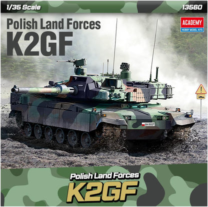 Academy 1/35 Poland K2GF Tank - Kit de Modelo Plástico para Montagem