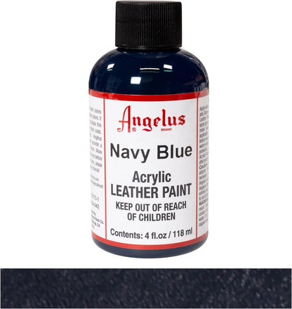 Angelus Tinta acrílica para couro 118 ml azul marinho