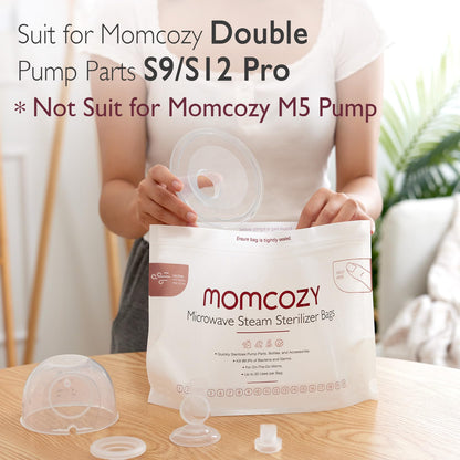 Momcozy Sacos Esterilizadores para Micro-ondas Reutilizáveis 20 un