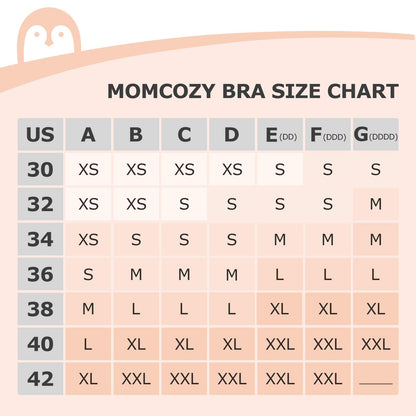 Momcozy Sutiã de Amamentação e Extração Hands-Free 3 Unidades